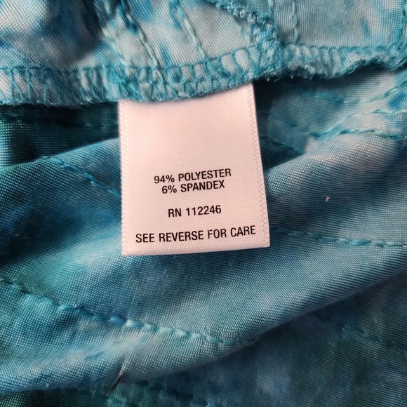 Sami & Jo Asymmetrical Tunic Top 2X Aqua Green Boho Fairycore Sequin Embroidered - Picture 9 of 10